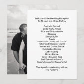 パルフリー夫妻 歓迎のご予定 招待状 (正面/裏面)