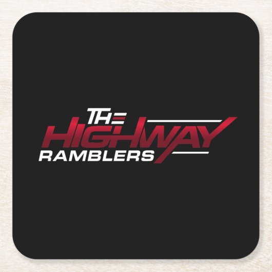 パルプボードコースター スクエアペーパーコースター (正面)