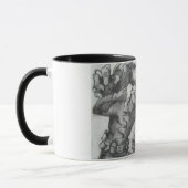 パルプ時代の黒の鳥のコーヒー・マグ マグカップ (左)