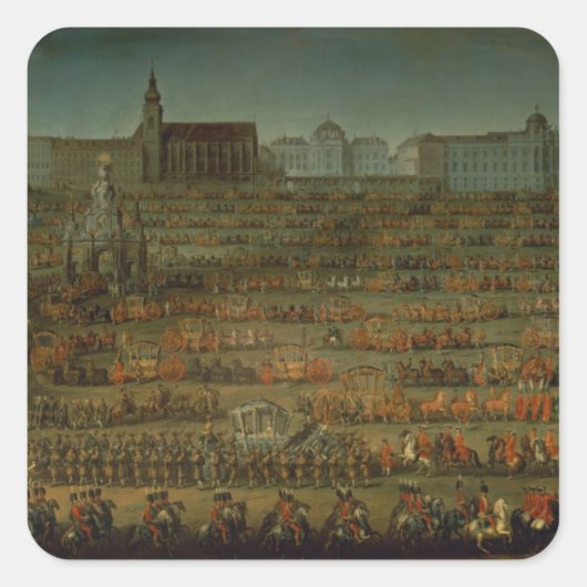 パルマのイザベラの到来 スクエアシール (正面)