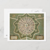 パルマの地図, 'Civitates Orbis Terrarum'からの'G ポストカード (正面/裏面)