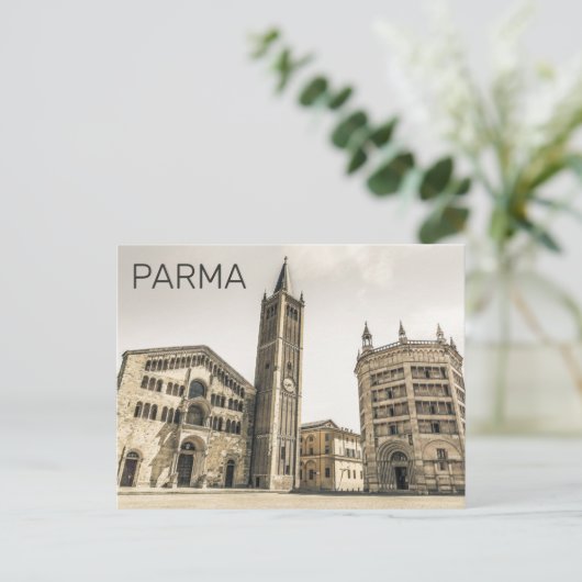 パルマエミリアロマーニャピアッツァデルドゥオモイタリア シーズンポストカード (スタンド正面)