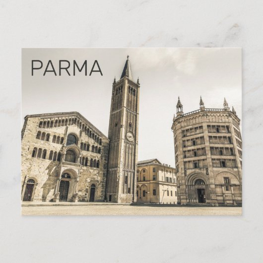 パルマエミリアロマーニャピアッツァデルドゥオモイタリア シーズンポストカード (正面)