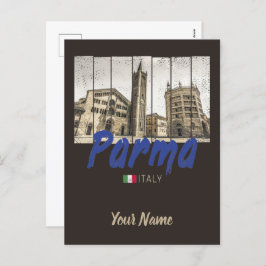 パルマエミリア – ロマーニャイタリアヴィンテージ土産 シーズンポストカード