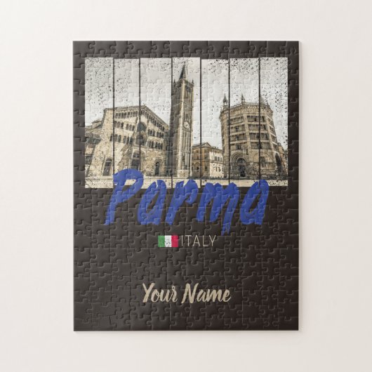 パルマエミリア – ロマーニャイタリアヴィンテージ土産 ジグソーパズル (縦)