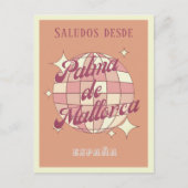 パルマデマヨルカエスパーニャのレトロヴィンテージポストカード ポストカード (正面)