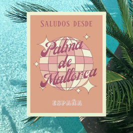 パルマデマヨルカエスパーニャのレトロヴィンテージポストカード ポストカード