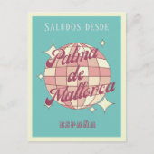 パルマデマヨルカエスパーニャのレトロヴィンテージポストカード ポストカード (正面)