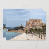 パルマデマヨルカ大聖堂（ラ・セウ）- スペイン 招待状 (正面/裏面)