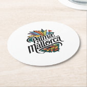 パルマデマヨルカ ラウンドペーパーコースター (アングル)