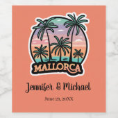 パルマデマヨルカ ワインラベル (シングルラベル)