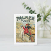 パルマータイヤ広告 ポストカード (スタンド正面)