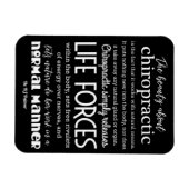 パルマー引用文美しいカイロプラクティック マグネット (横)