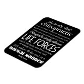 パルマー引用文美しいカイロプラクティック マグネット (左側)