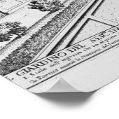 パルマ公の庭はパラティーンの丘にあり ポスター (角)