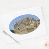 パルマ大聖堂 楕円形シール (封筒)