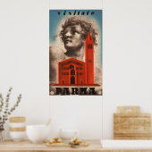 パルマ,イタリアのヴィンテージ旅行ポスター ポスター (キッチン)