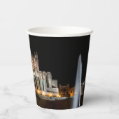 パルマ・デ・マヨルカ大聖堂の夜景 - スペイン 紙コップ (裏面)