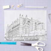 パルマ・デ・マヨルカ大聖堂（ラ・セウ）- スペイン 薄葉紙 (クラフト)