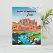 パルマ・デ・マヨルカ 絵葉書 スペイン 旅行 お土産 M 招待状 (スタンド正面)