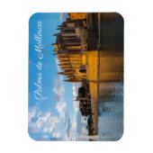 パルマ·デ·マロルカ大聖堂の夕暮れ マグネット (縦)