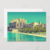 パルマ・ポストカード・マヨルカ大聖堂 シーズンポストカード (正面/裏面)