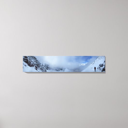 パルミガンパスノース – 氷河の国立公園 キャンバスプリント (正面)