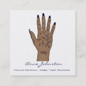 パルミストオカルト広場の名刺 スクエア名刺 (正面)