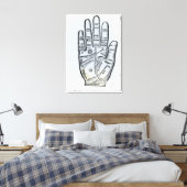 パルミストリー キャンバスプリント (インサイチュ (寝室))