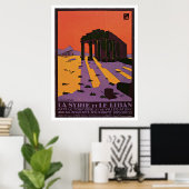 パルミラシリアヴィンテージトラベル ポスター (ホームオフィス)