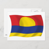 パルミラ環旗はがき ポストカード (正面/裏面)