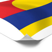 パルミラ環礁フラッグポスタープリント ポスター (角)