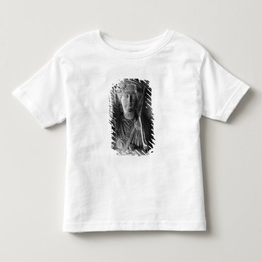 パルミラ遺跡からの女性の葬式のレリーフ、浮き彫り、 トドラーTシャツ (正面)