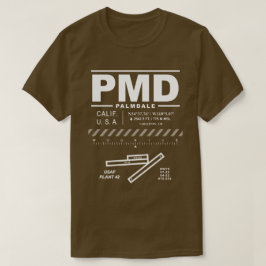 パルムデール・レグル。空港USAFプラント42 PMD Tシャツ