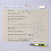 パルム23ロードズ祈りの言葉ワイルドフラワーティッシュペーパー 薄葉紙 (クラフト)