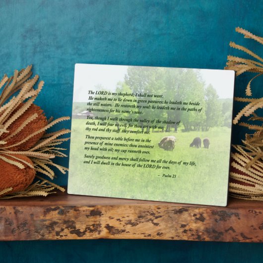 パルム23主は私の羊飼い フォトプラーク (側面)