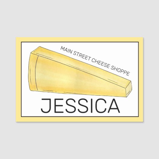 パルメサングラダパダノペコリーノロマーノ懸命チーズ 名札 (正面)