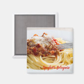 パルメザンとスパゲッティボローニースソースパスタ マグネット (正面/裏面)