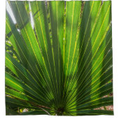 パルメットのシャワーカーテンにパレットの影 シャワーカーテン (正面)