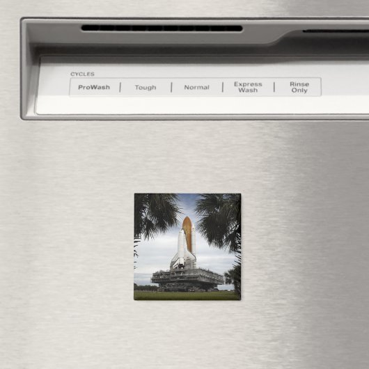 パルメットの木のフレーム宇宙シャトルエンデバー マグネット (インサイチュ (食洗機))