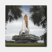 パルメットの木のフレーム宇宙シャトルエンデバー マグネット (正面)