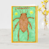 パルメットの虫 カード (黄色い花)