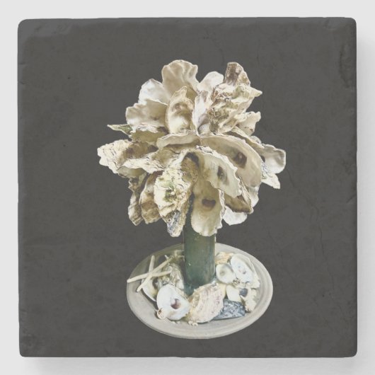 パルメットツリーストーンコースター ストーンコースター (正面)