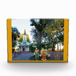 パルメットブラフチャペルブラフトンSC秋かかし フォトブロック