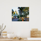 パルメットブラフチャペルブラフトンSC秋かかし ポスター (キッチン)