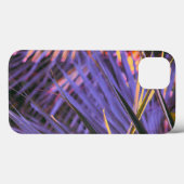 パルメットブルーの抽象画 Case-Mate iPhoneケース (裏面 (横))