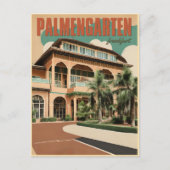 パルメンガルテン植物園フランクフルト ポストカード (正面)