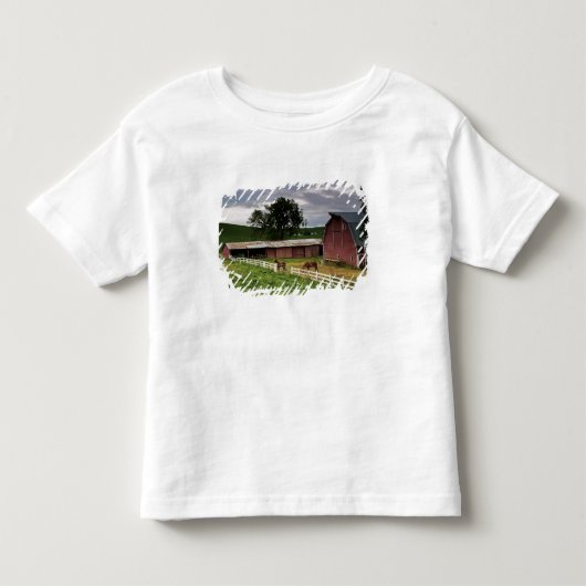 パルースの農場地帯を巡る旅 4 トドラーTシャツ (正面)