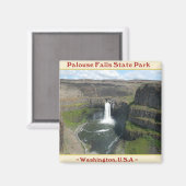 パルーズ秋州パークウォーターフォールズオブワシントン マグネット (正面/裏面)