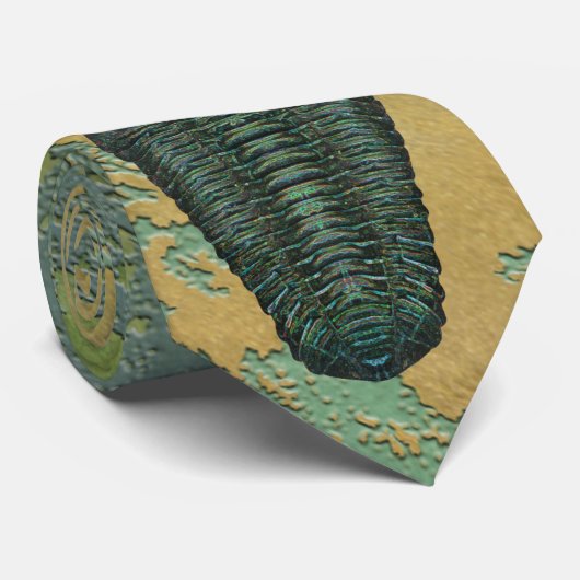 "パレオシック"カリメネナイアガレンシトリロバイト ネクタイ (ロール)